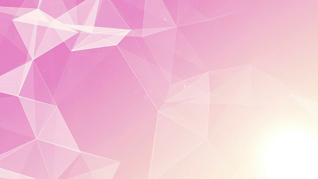抽象几何三角形背景粉红色视频素材