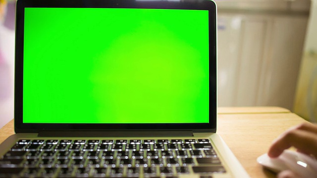 电脑绿屏视频素材