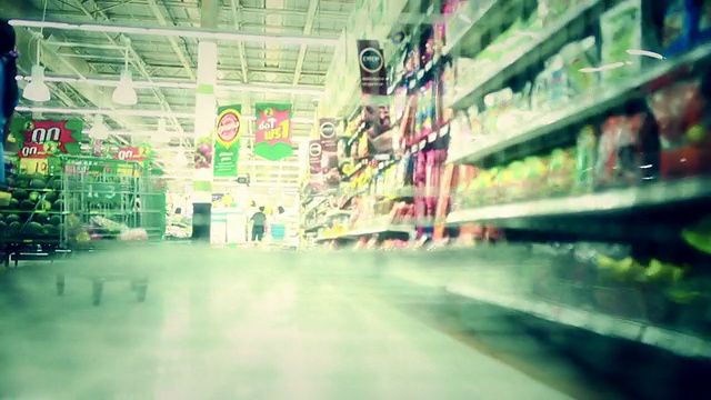 超市购物视频素材