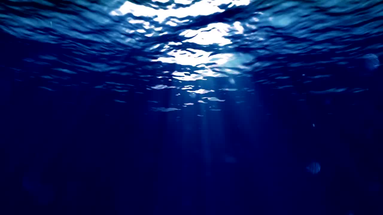 水下光线视频素材