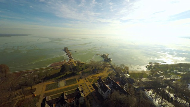空中匈牙利巴拉顿湖视频下载