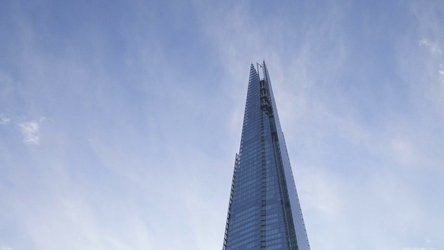 英国伦敦上空的碎片大厦。视频下载