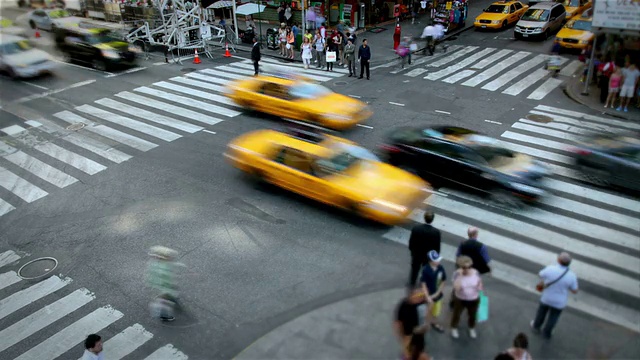 纽约市的十字路口视频下载