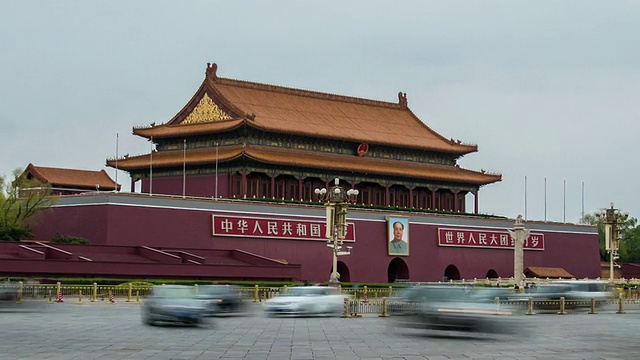 Tiananmen Square视频素材