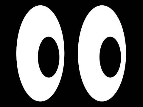 卡通眼睛(PAL 25P)视频素材