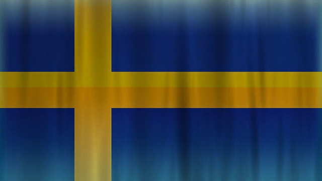瑞典国旗背景视频下载