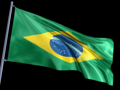 巴西的国旗视频素材