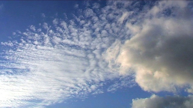 高低云层视频素材