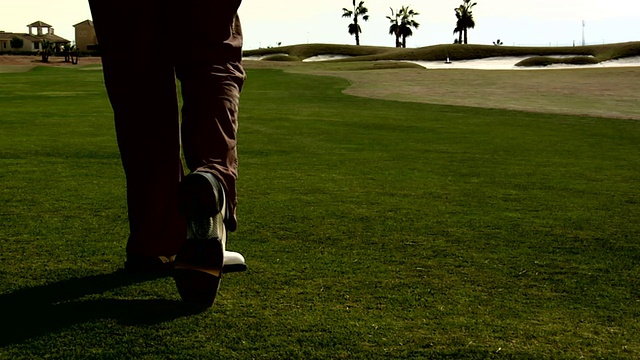 高尔夫球:方法视频素材