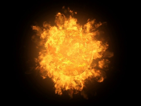超新星爆炸视频素材