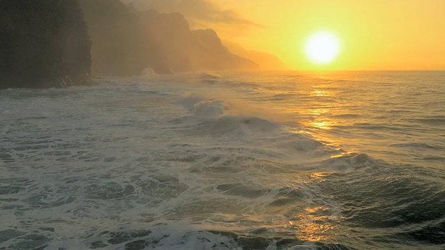 夏威夷海浪无人机无人机航拍视频下载