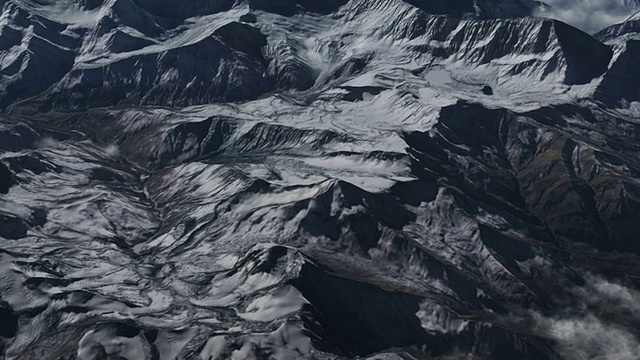 飞越喜马拉雅山。视频素材