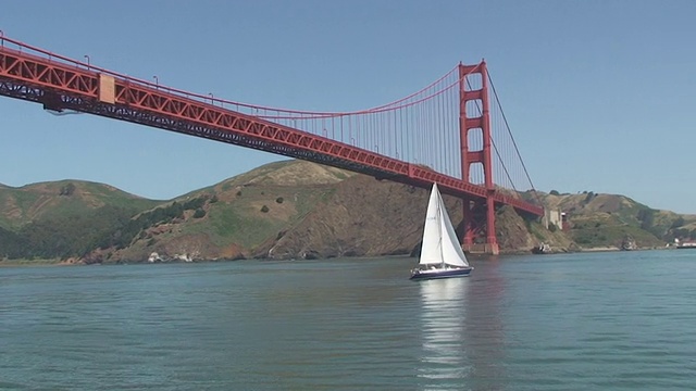 金门大桥-旧金山，加利福尼亚视频素材