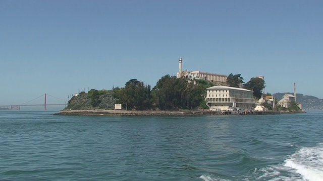 加州旧金山的恶魔岛视频素材