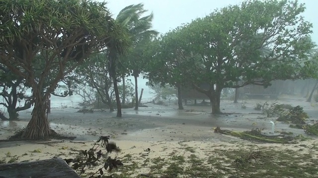 飓风风暴潮视频素材