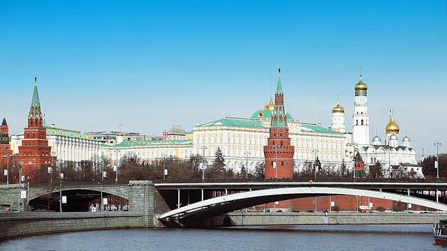 莫斯科的克里姆林宫视频下载