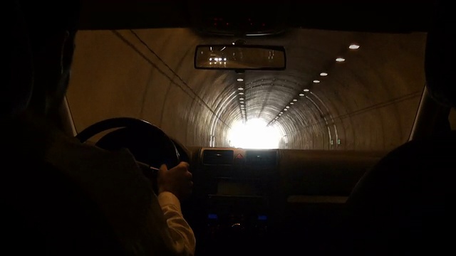 隧道驾驶视频素材