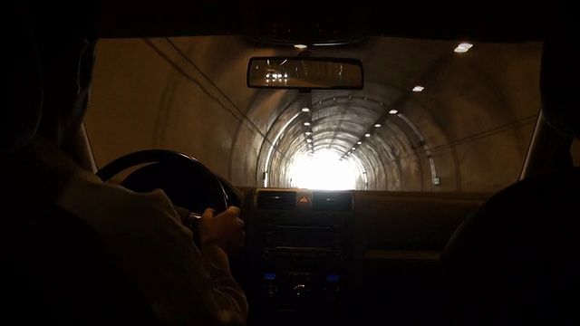 隧道驾驶视频素材