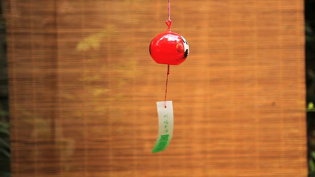 装饰日本钟(福林)视频素材