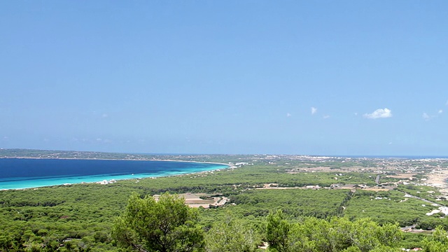 对地中海岛屿的淘洗时间间隔(Formentera)视频下载