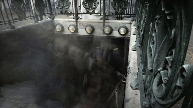 地铁楼梯视频素材