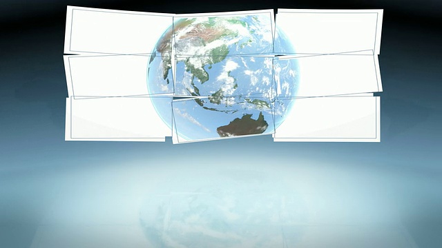 世界新闻工作室。循环视频下载