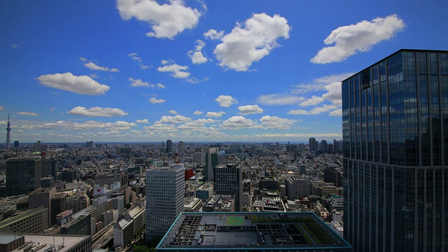 东京空中天际线时间圈视频视频下载