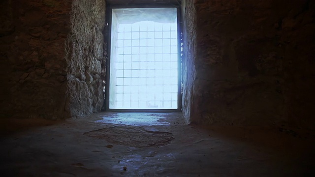 古堡-窗户视频素材