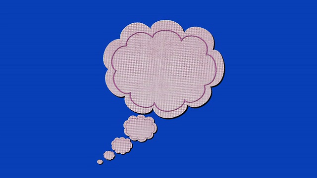 手绘气泡动画与空的空间视频下载