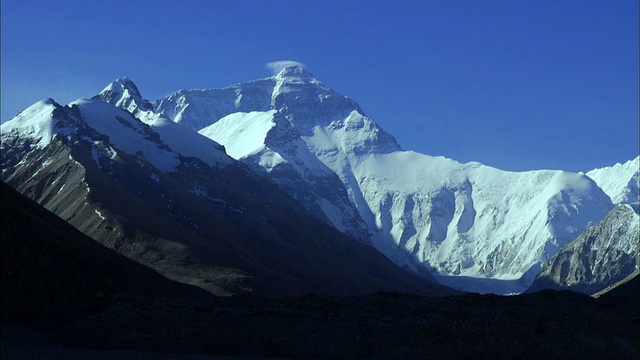 珠穆朗玛峰的观点视频素材