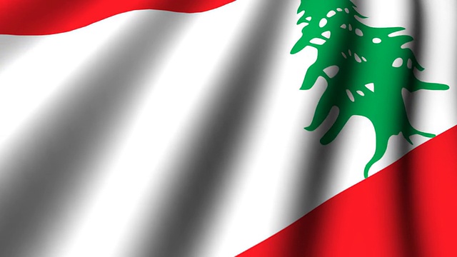 黎巴嫩国旗视频下载