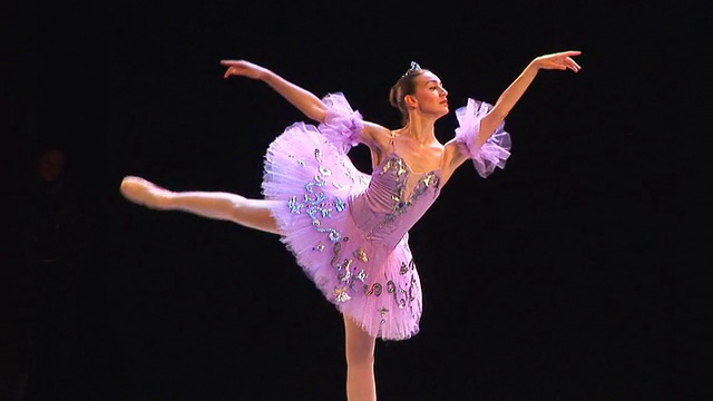 古典芭蕾艺术视频素材
