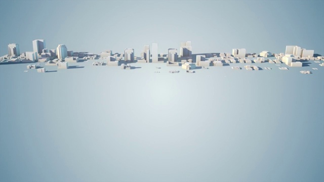 发展的城市背景视频下载