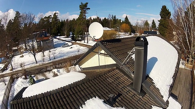 屋顶检验视频素材
