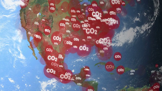 北美二氧化碳可视化视频下载