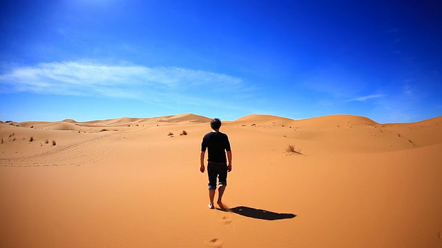 迷失和孤独的沙漠，高清视频视频下载