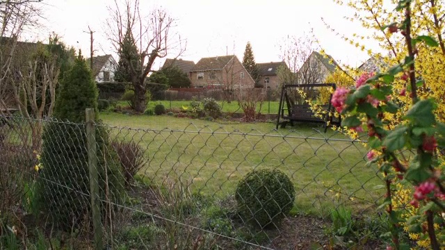 起重机:花园视频素材