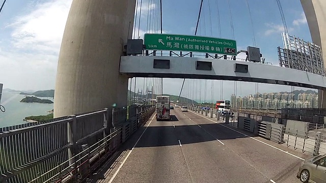 青岛大桥及香港国际机场视频下载