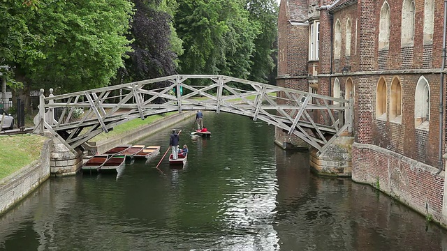 在康河上撑船，剑桥视频下载
