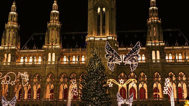 维也纳圣诞市场-时间流逝视频下载