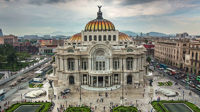 宫殿贝拉阿尔特斯，墨西哥城视频下载