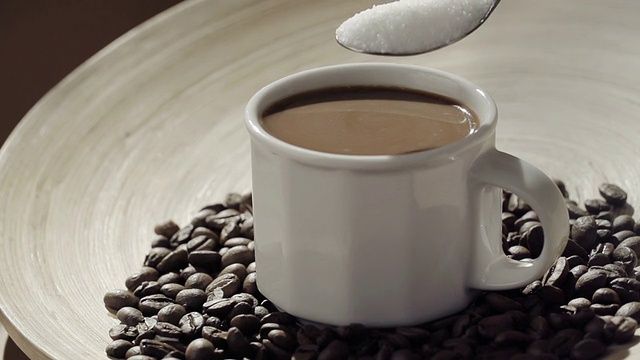 糖和咖啡视频素材