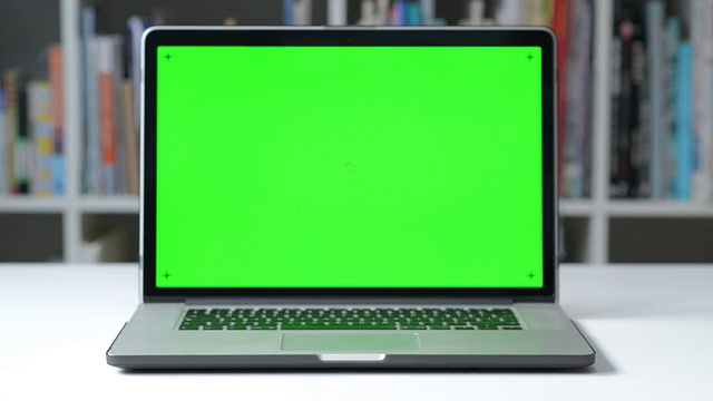 朵莉:信息显示在绿色屏幕色度键视频素材
