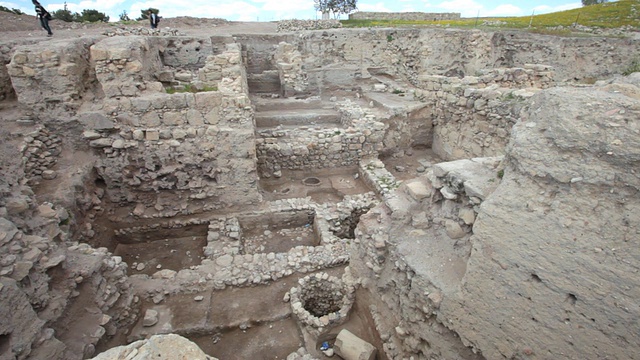 约旦培拉的古希腊和罗马古城遗迹视频素材