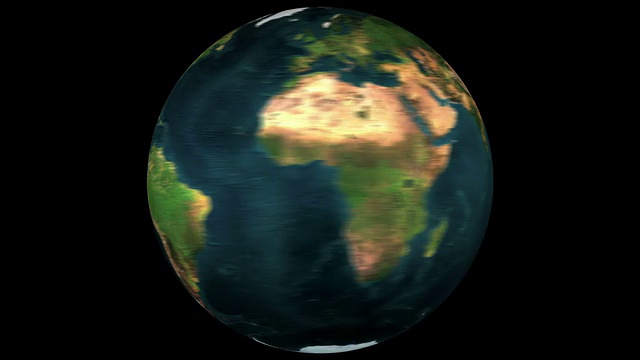地球-行星模糊运动视频素材