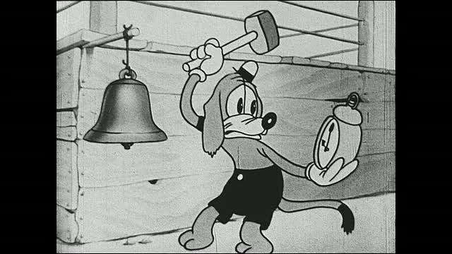 1933年瘦小鸭子和恶霸公鸡的拳击比赛视频下载