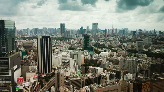 日本东京的时光流逝视频素材