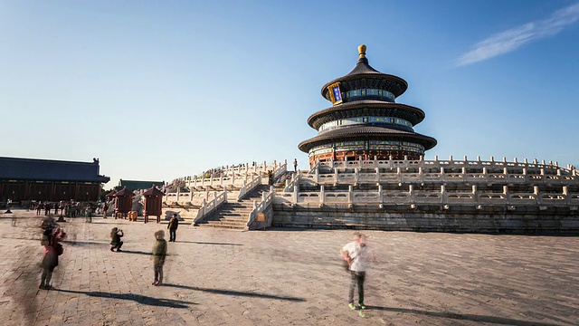 中国北京的天坛。视频素材