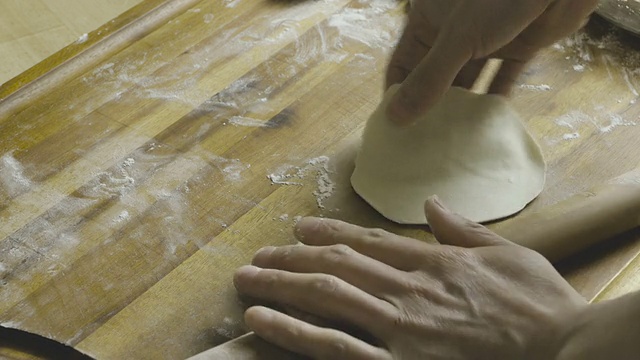 饺子皮视频素材