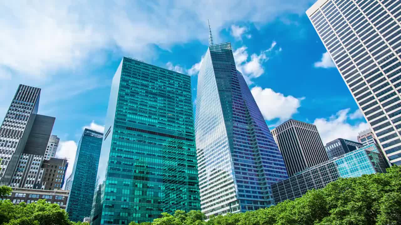 纽约的摩天大楼视频下载